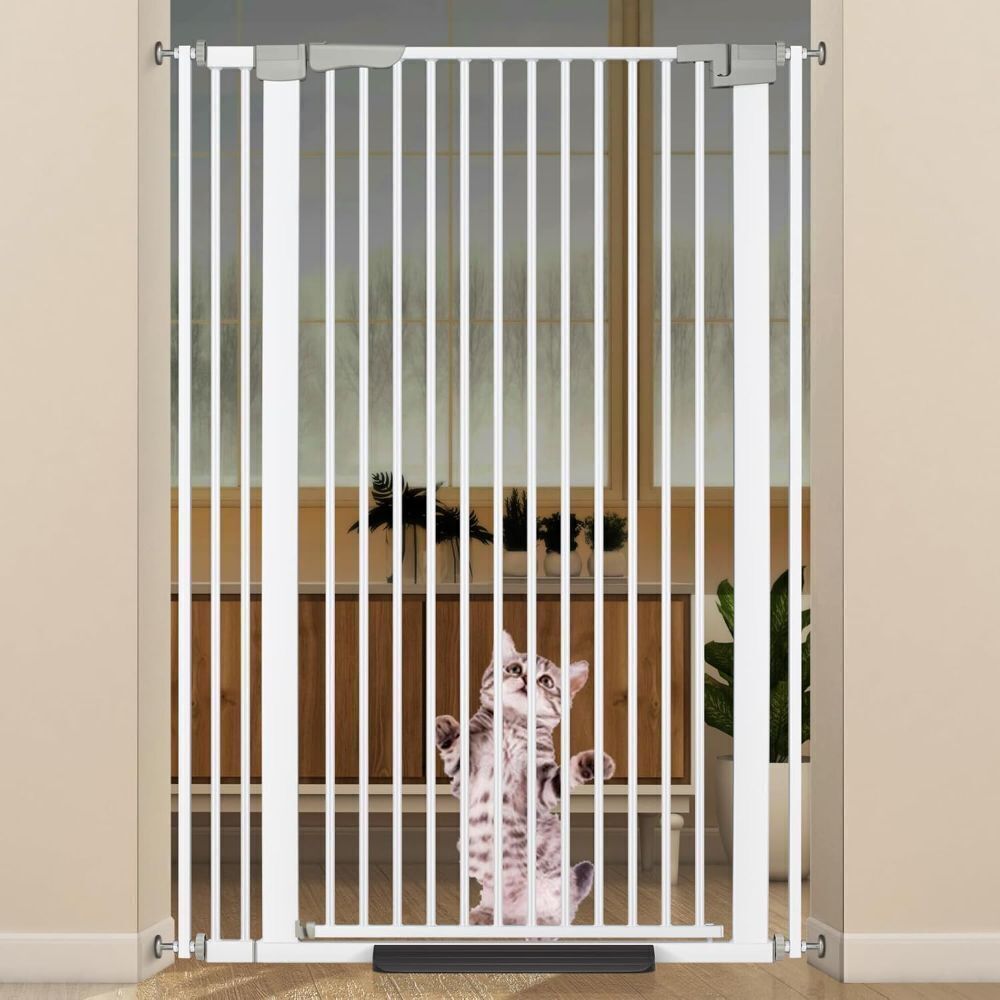 51.18" Extra Tall Cat Gate for Doorway, 30.5"-40" Auto Close - Image 1 - Lot 344