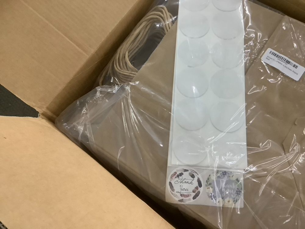 50 Count 14" x 10" Brown Paper Bags - Image 2 - Lot 543