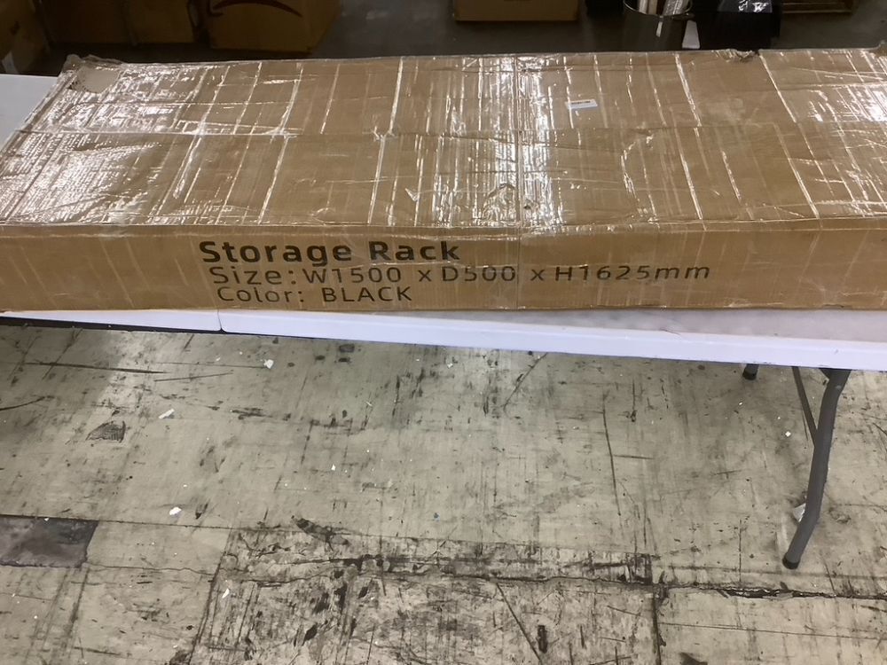 Heavy Duty 4 Tier Metal Storage Shelves with Wheels, 2500LBS Capacity, 62" x 58" x 19" - Image 2 - Lot 243