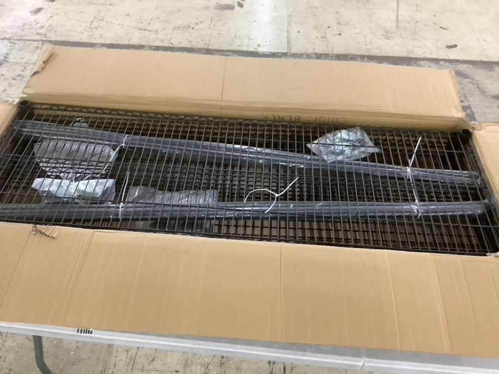 Heavy Duty 4 Tier Metal Storage Shelves with Wheels, 2500LBS Capacity, 62" x 58" x 19" - Image 3 - Lot 243