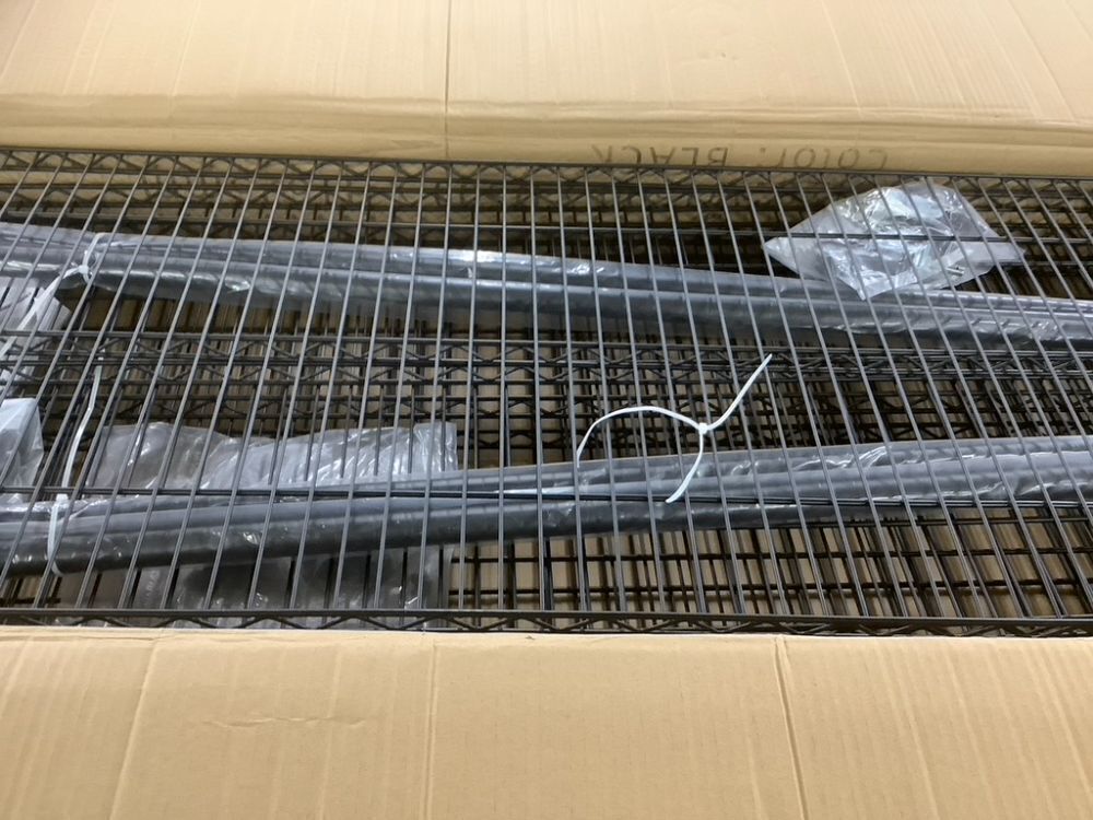 Heavy Duty 4 Tier Metal Storage Shelves with Wheels, 2500LBS Capacity, 62" x 58" x 19" - Image 5 - Lot 243