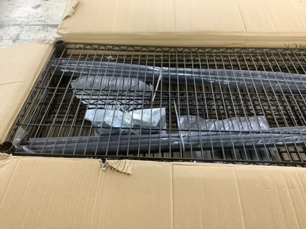 Heavy Duty 4 Tier Metal Storage Shelves with Wheels, 2500LBS Capacity, 62" x 58" x 19" - Image 6 - Lot 243