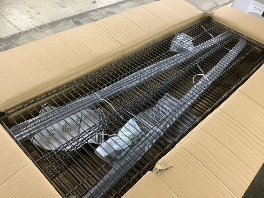 Heavy Duty 4 Tier Metal Storage Shelves with Wheels, 2500LBS Capacity, 62" x 58" x 19" - Image 8 - Lot 243