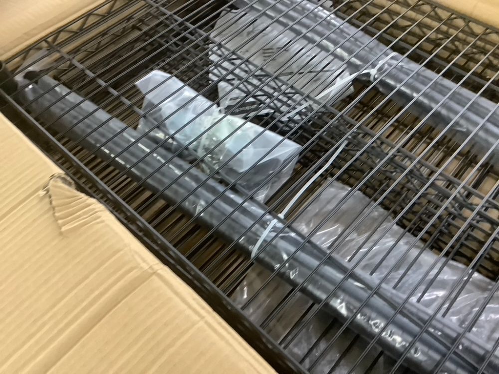 Heavy Duty 4 Tier Metal Storage Shelves with Wheels, 2500LBS Capacity, 62" x 58" x 19" - Image 10 - Lot 243