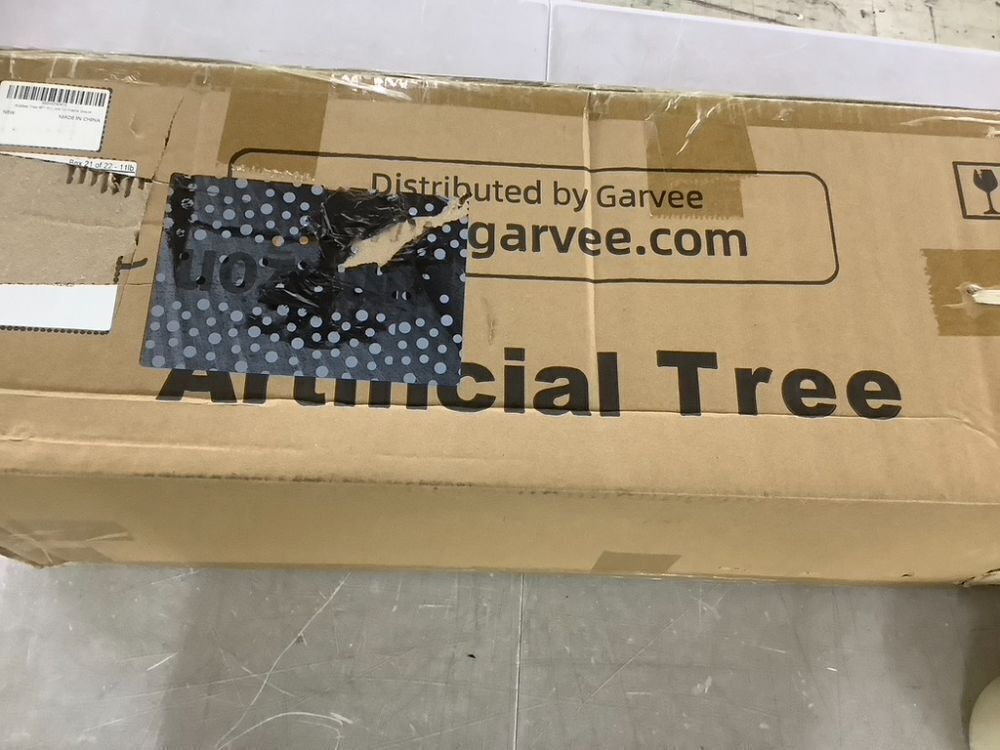 6' Artificial Rubber Tree in White Pot - Image 6 - Lot 346