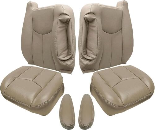Seat Covers and Armrest Covers for Chevy Silverado Avalanche GMC Sierra 2003-2007 - Lot 744