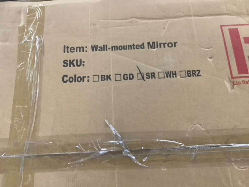 Wall Mount Mirror 32" x 60" - Image 6 - Lot 141