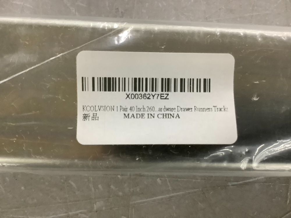 1 Pair 40 Inch 260 Lb Capacity Heavy Duty Locking Drawer Slides with Screws - Image 5 - Lot 537