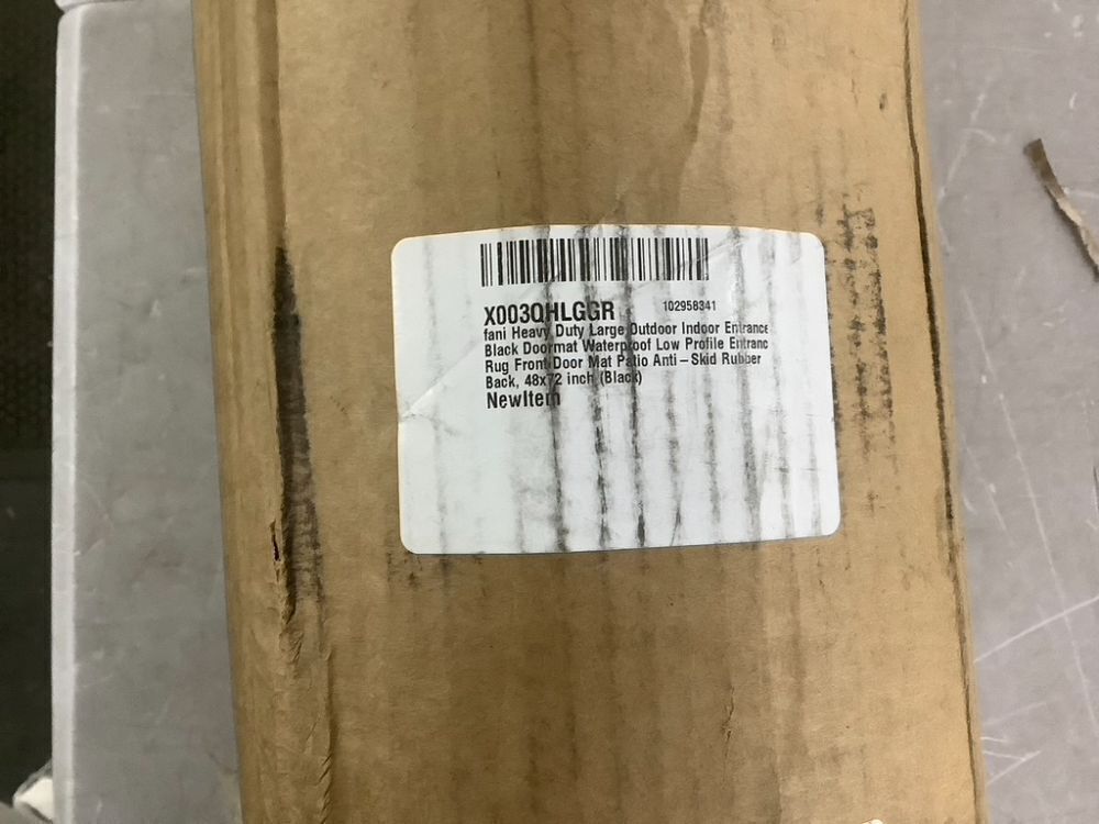Heavy Duty Rubber Door Mat, 48" x 72" - Image 4 - Lot 649
