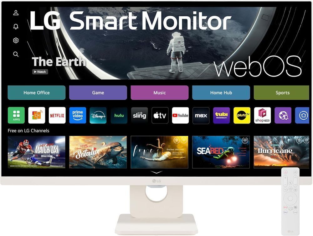 LG 27" FHD IPS MyView Smart Monitor with webOS and Built-in Speakers - Image 1 - Lot 145