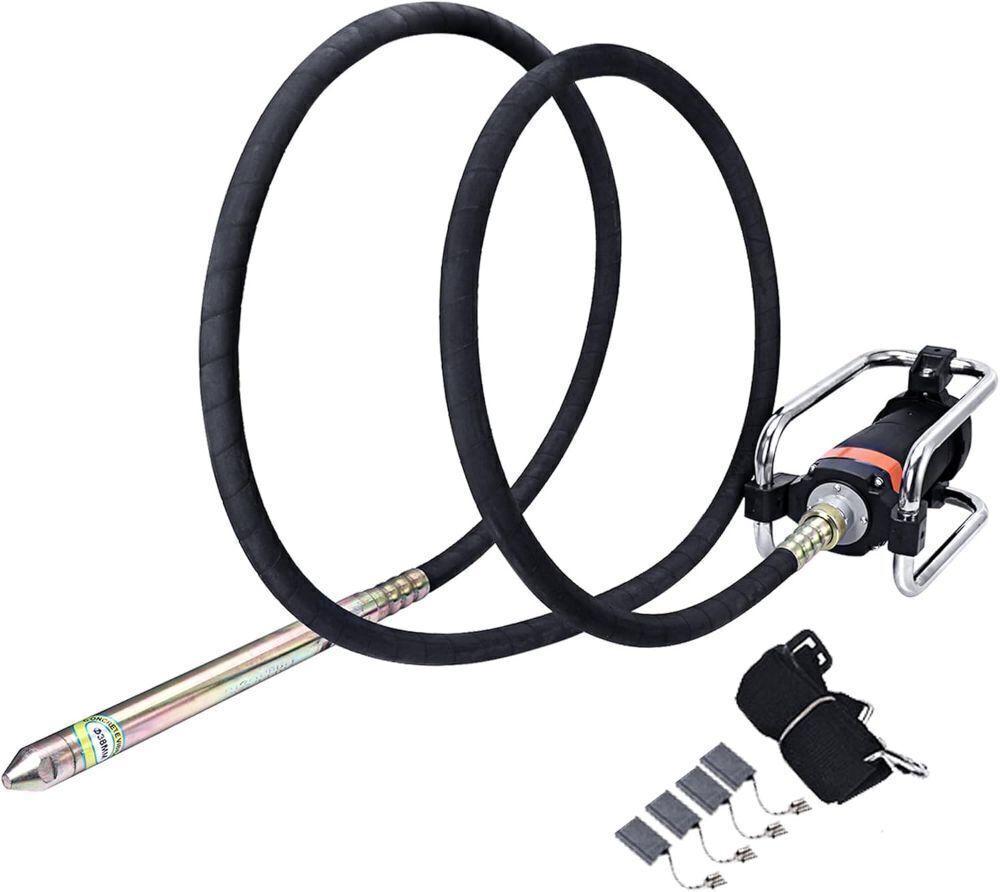 BIZOEPRO Handheld Concrete Vibrator, 1600W 2HP 18000RPM, 14-3/4ft Flexible Shaft - Image 1 - Lot 146
