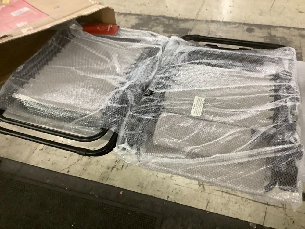 Set of 2 Adjustable Zero Gravity Patio Chair Recliners w/ Cup Holders - Image 1 - Lot 234