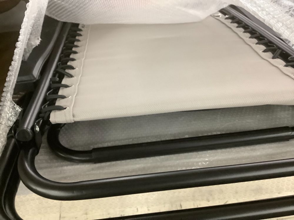 Set of 2 Adjustable Zero Gravity Patio Chair Recliners w/ Cup Holders - Image 2 - Lot 234