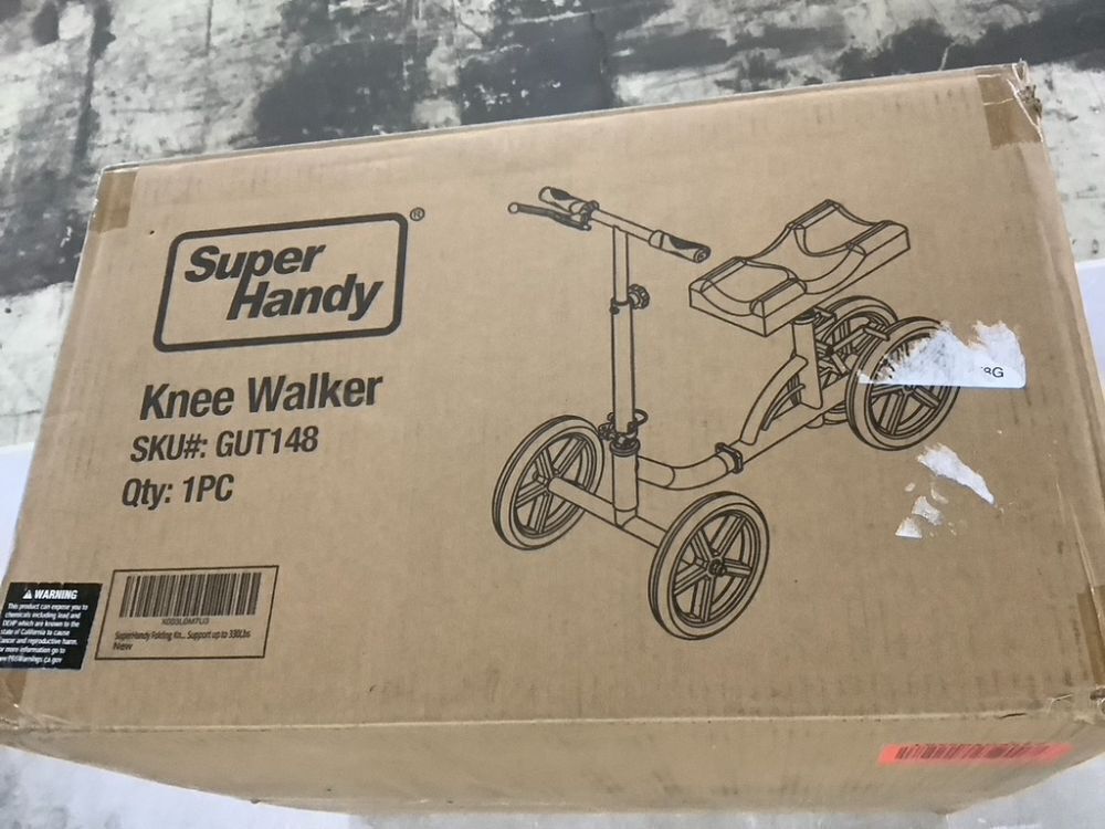SuperHandy Knee Walker, Height Adjustable, 330Lbs Capacity - Image 2 - Lot 240