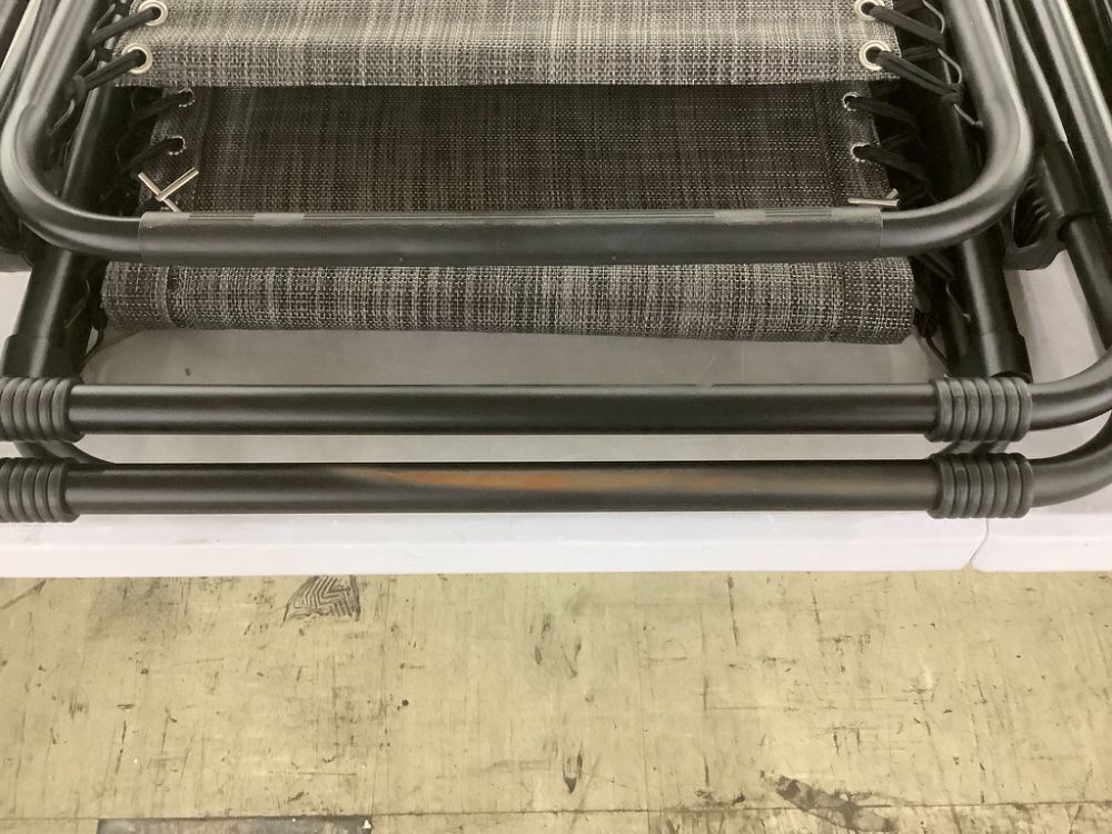 Set of 2 Adjustable Zero Gravity Patio Chair Recliners w/ Cup Holders - Image 5 - Lot 336