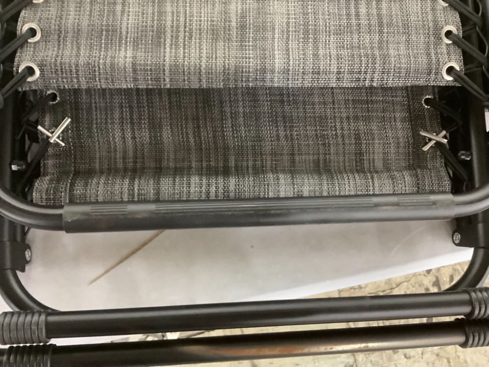 Set of 2 Adjustable Zero Gravity Patio Chair Recliners w/ Cup Holders - Image 7 - Lot 336