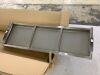 Noliven Stainless Steel Drop Down Folding Concession Shelf, 72" x 12" - Thumbnail 3