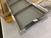 Noliven Stainless Steel Drop Down Folding Concession Shelf, 72" x 12" - Thumbnail 4