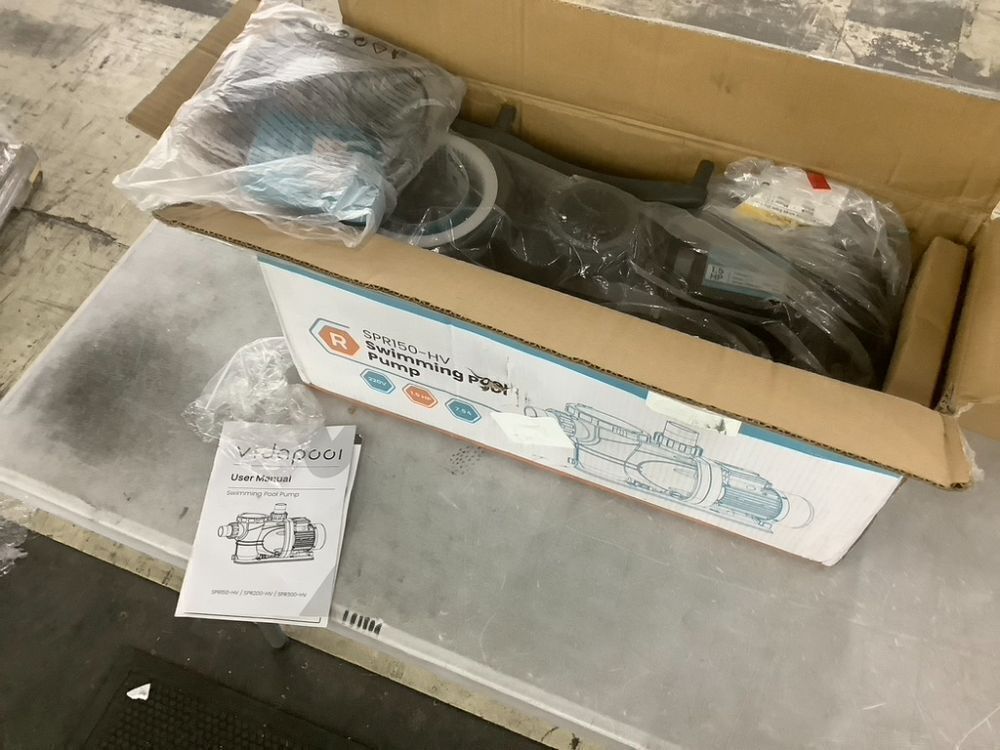 Vidapool 1.5 HP Swimming Pool Pump, 220V, 7350 GPH - Image 3 - Lot 239