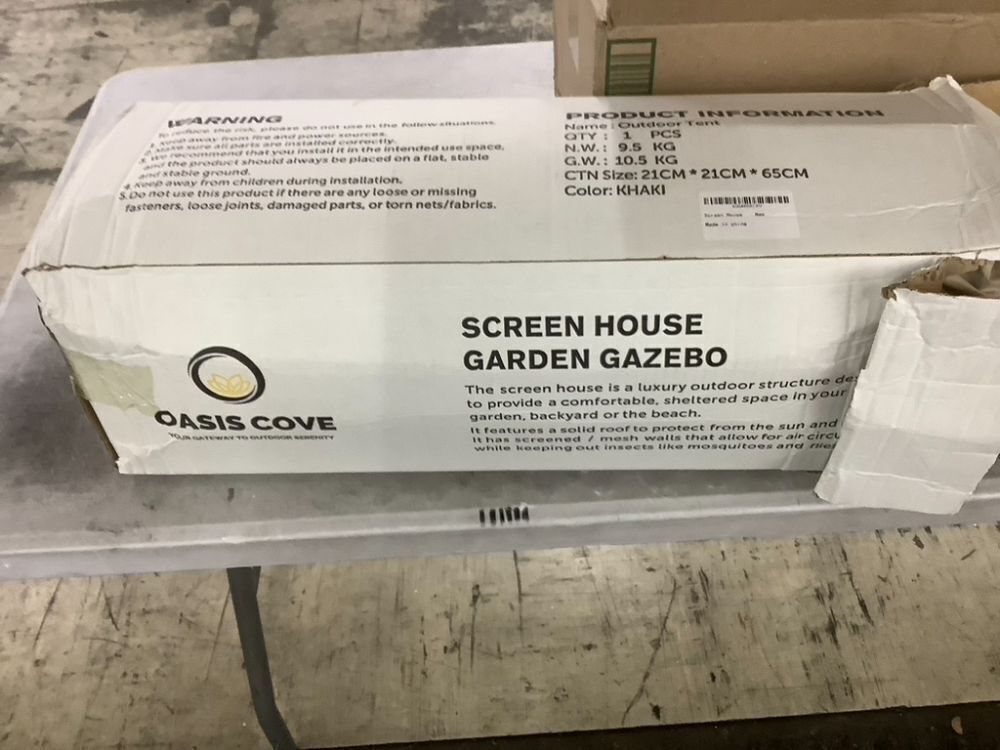 Screen House Garden Gazebo - Image 1 - Lot 535