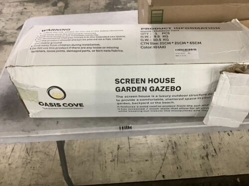 Screen House Garden Gazebo - Lot 535