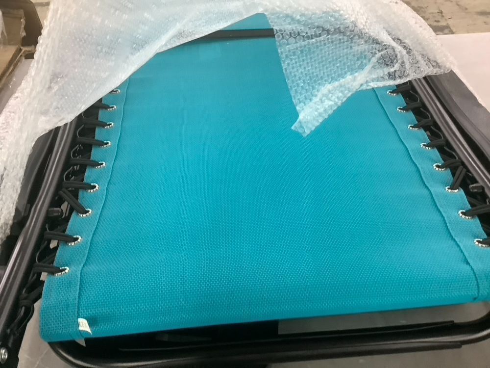 Set of 2 Adjustable Zero Gravity Patio Chair Recliners w/ Cup Holders - Image 3 - Lot 160