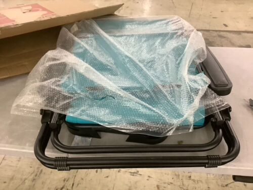 Folding Zero Gravity Recliner Patio Lounge Chair w/ Canopy, Side Tray - Lot 435