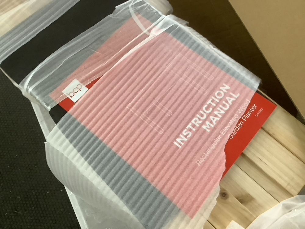 Raised Garden Bed, Elevated Wooden Planter Box w/ Foot Caps - 48x24x30in - Image 5 - Lot 531