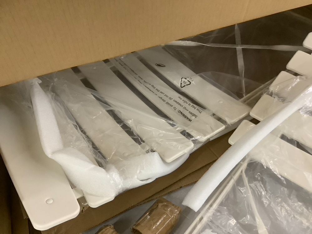 3-Piece Small Folding Patio Bistro Set w/ 2 Chairs - Image 6 - Lot 534