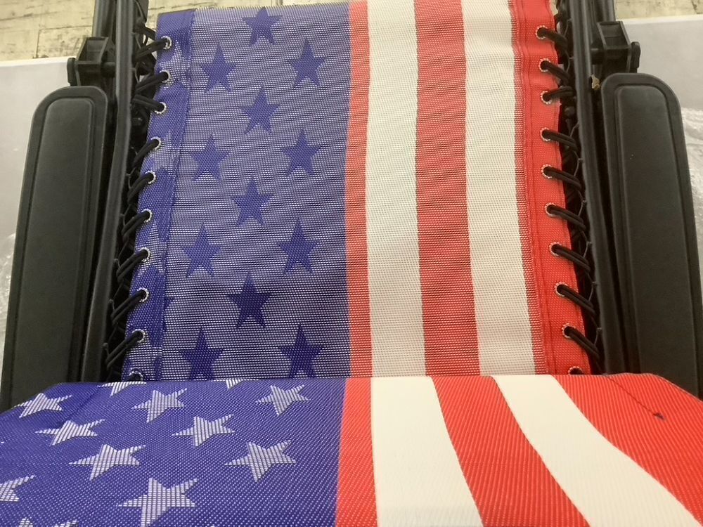 Folding Zero Gravity Recliner Patio Lounge Chair w/ Canopy, Side Tray - Image 3 - Lot 536