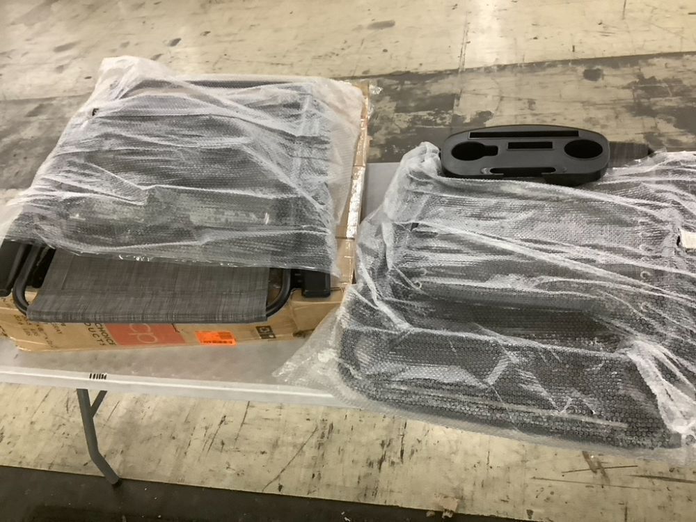 Set of 2 Adjustable Zero Gravity Patio Chair Recliners w/ Cup Holders - Image 2 - Lot 636