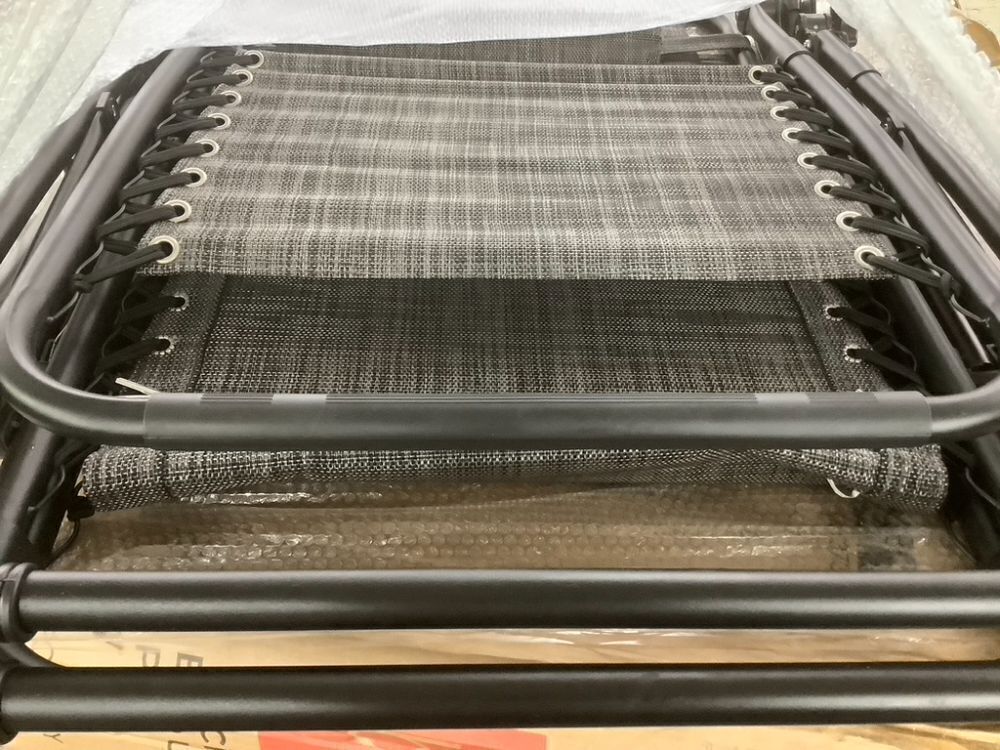 Set of 2 Adjustable Zero Gravity Patio Chair Recliners w/ Cup Holders - Image 3 - Lot 640