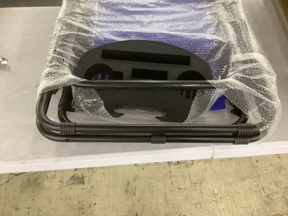 Folding Zero Gravity Recliner Patio Lounge Chair w/ Canopy, Side Tray - Image 3 - Lot 734