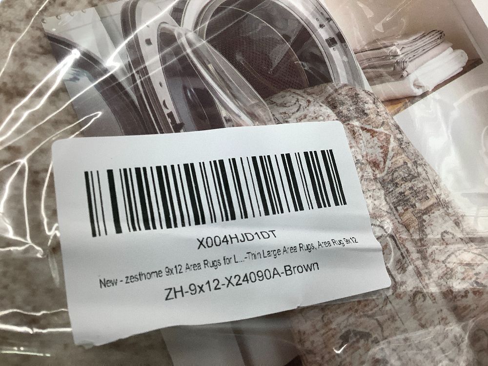 zesthome 9x12 Area Rugs for Living Room, Non-Slip Backing Washable Rug, Modern Abstract Area Rug, Stain Resistant Rugs for Bedroom, Ultra-Thin Large Area Rugs, Area Rug 9x12 - Image 3 - Lot 14