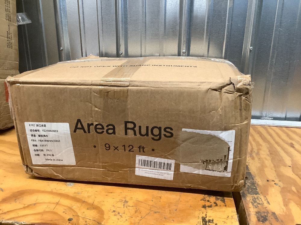 zesthome 9x12 Area Rugs for Living Room, Non-Slip Backing Washable Rug, Modern Abstract Area Rug, Stain Resistant Rugs for Bedroom, Ultra-Thin Large Area Rugs, Area Rug 9x12 - Image 4 - Lot 14