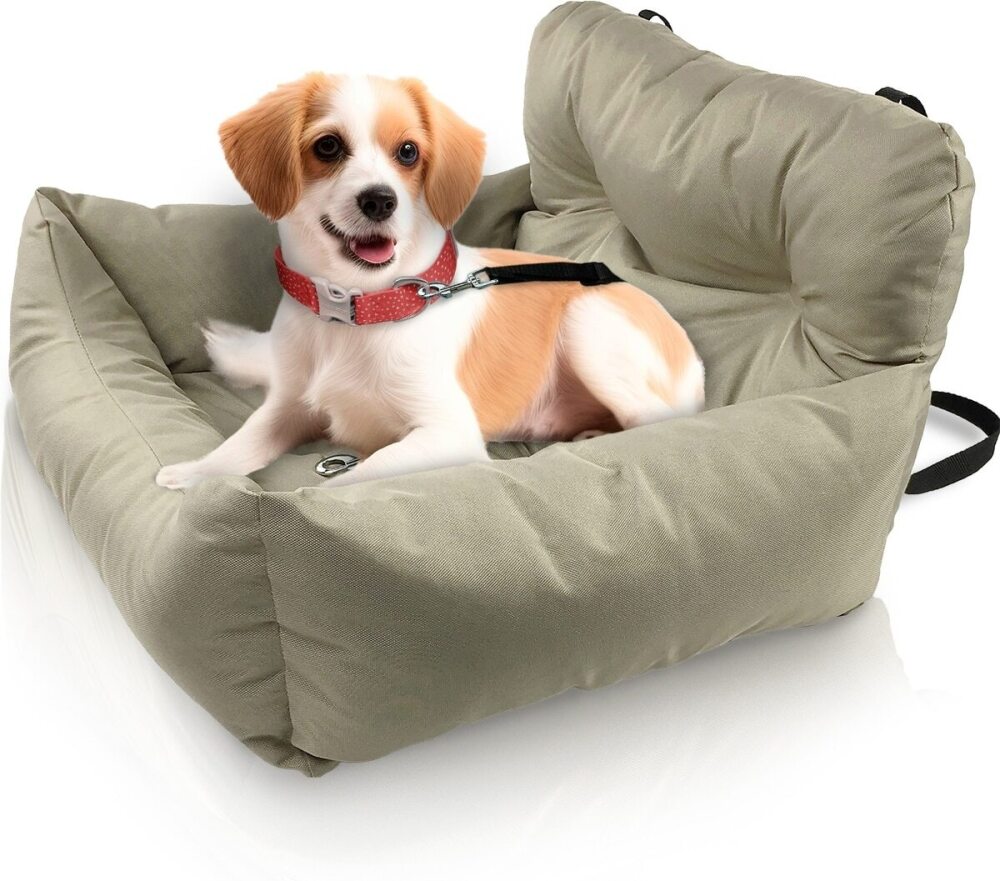 Precious Tails Seat Belt Compatible Travel Bolster Cat & Dog Bed - Image 1 - Lot 9017