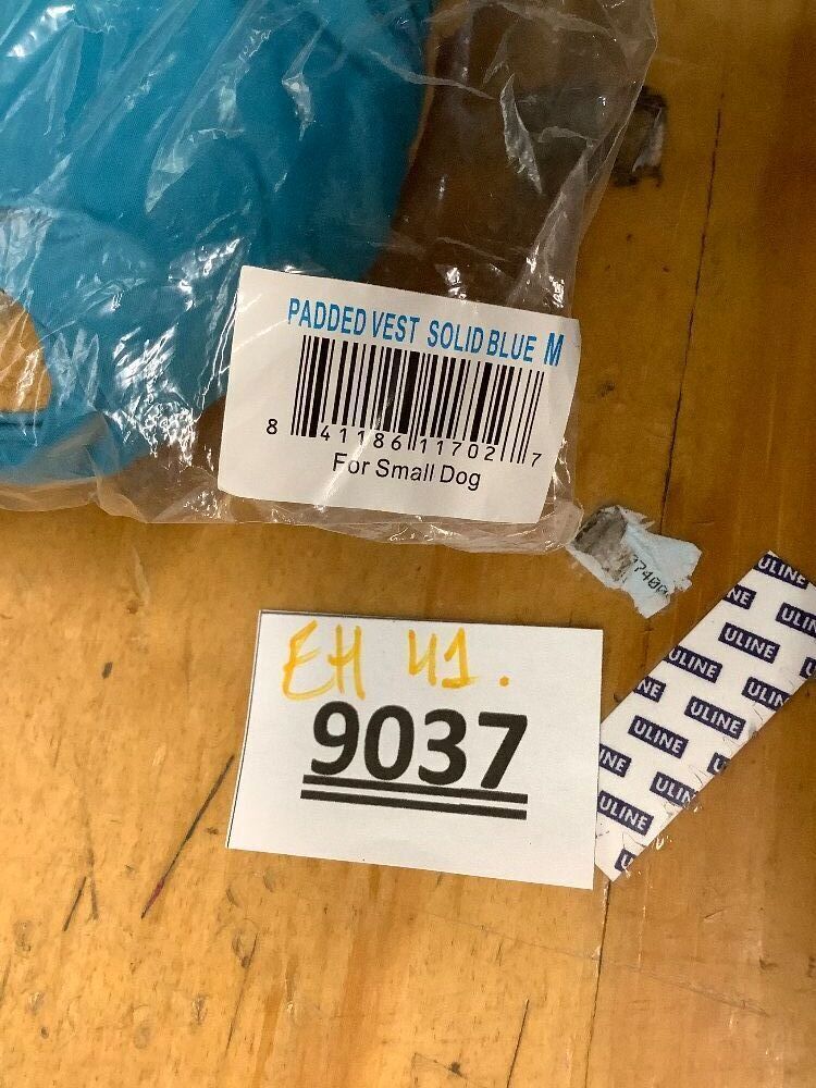 Gooby Padded Vest Dog Jacket - Solid Blue, Medium - Warm Zip Up Vest Fleece Jacket with Dual D Ring Leash Water Resistant for Small to Medium Dogs - Image 4 - Lot 9037