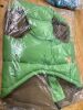 Gooby Padded Vest Dog Jacket - Solid Green, Medium - Warm Zip Up Vest Fleece Jacket with Dual D Ring Leash Water Resistant for Small to Medium Dogs - Thumbnail 3