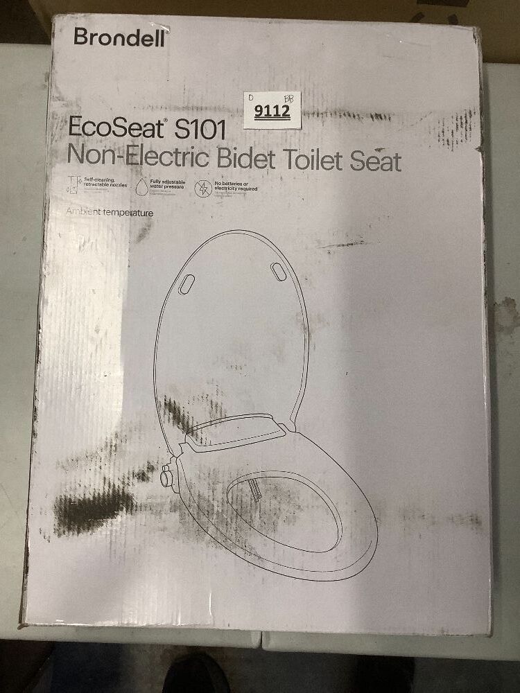 Brondell Bidet Toilet Seat Non-Electric Swash Seat, Fits Round Toilets, White – Dual Nozzle System, Ambient Water Temperature – Bidet with Easy Installation - Image 4 - Lot 9112
