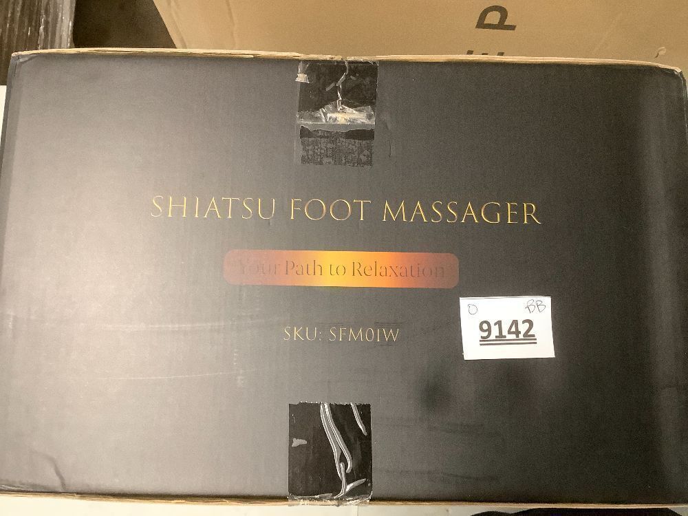 HomeCare Foot Massager with Heat & Ice Therapy, Shiatsu Deep Kneading Compression Foot Massagers for Plantar Fasciitis & Neuropathy Relief, Adjustable Intensity - Image 4 - Lot 9142