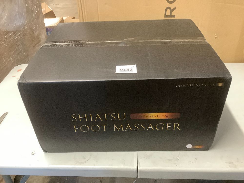 HomeCare Foot Massager with Heat & Ice Therapy, Shiatsu Deep Kneading Compression Foot Massagers for Plantar Fasciitis & Neuropathy Relief, Adjustable Intensity - Image 5 - Lot 9142