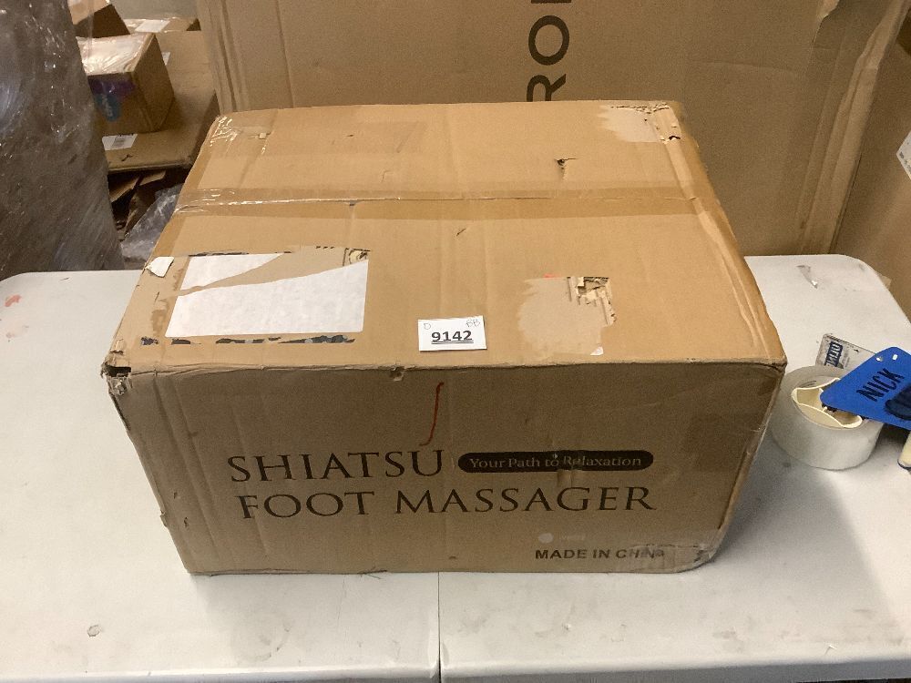 HomeCare Foot Massager with Heat & Ice Therapy, Shiatsu Deep Kneading Compression Foot Massagers for Plantar Fasciitis & Neuropathy Relief, Adjustable Intensity - Image 7 - Lot 9142