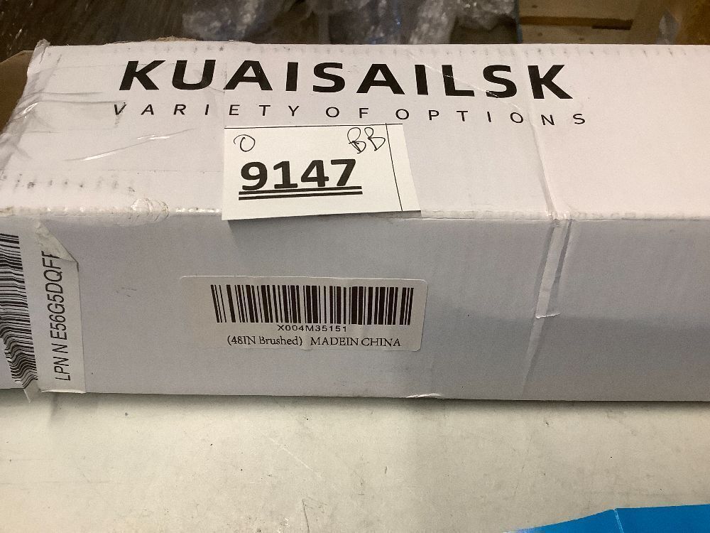 Linear Shower Drain, 48 Inch Brushed 304 Stainless Steel Rectangle Shower Floor Drain，with Reversable Tile-inPattern Drain Cover & Hair Catcher, Adjustable Feet - Image 5 - Lot 9147