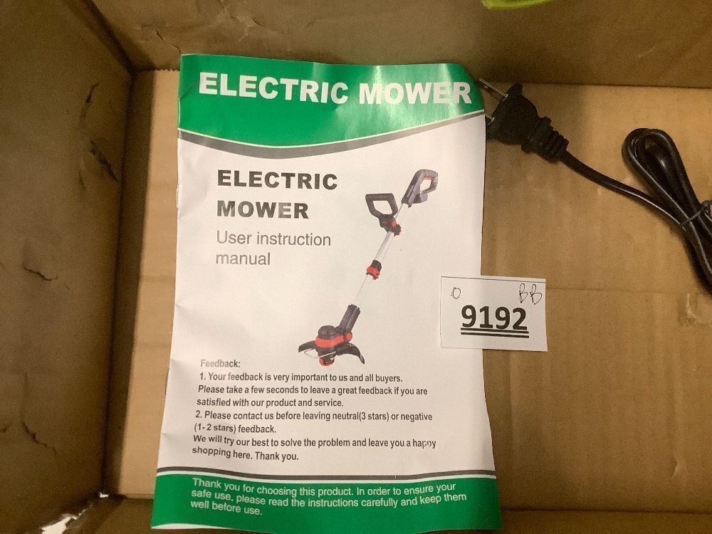 12 Inch String Trimmer Cordless, 21V Electric Weed Wacker with 2.0Ah Battery Powered, Auto Line Feed, 2 in 1 Trimmer and Lawn Edger with Bonus Spools, Gloves and Safety Glasses - Image 3 - Lot 9192