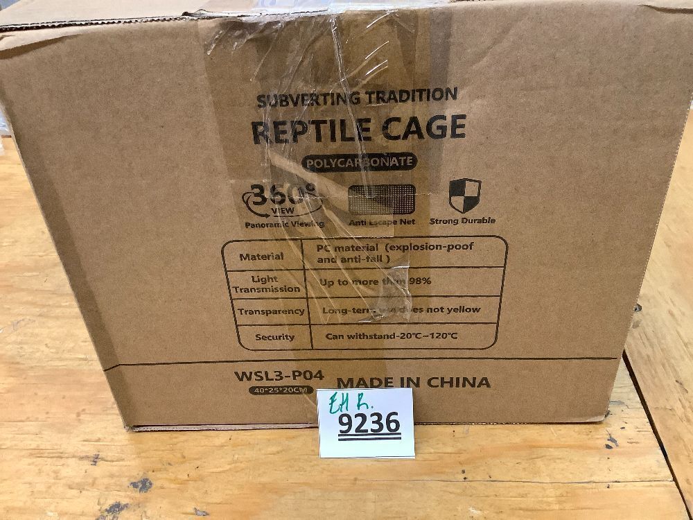 Reptile Tank Enclosure with Magnetic Button.16" * 10" * 8" Thicken Snake Enclosure Cage,Batch Stackable Reptile Breeding Tank for Insect,Fish,Tarantula,Hermit Crab,Jumping Spider 【No Assembly】 - Image 3 - Lot 9236