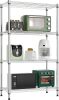 1000 lbs 4 Tier Shelf Metal Storage Shelves Wire Rack Closet Organizers for Garage Kitchen Bathroom Laundry - Thumbnail 1