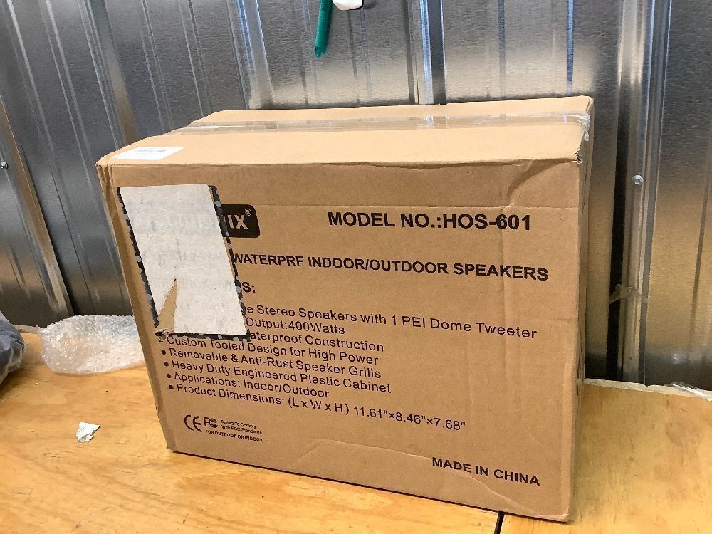 6.5" Outdoor Speakers 400 Watts Waterproof - Image 3 - Lot 9251