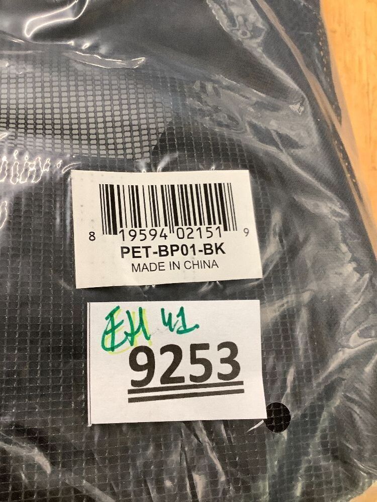 PetAmi Dog Bike Basket, Soft-Sided Ventilated Dog Bike Carrier Backpack, Pet Bicycle Basket for Bike Handlebar, Small Medium Puppy Cat Kitten Car Booster Seat with Safety Strap, Max 18 lbs, Black - Image 4 - Lot 9253