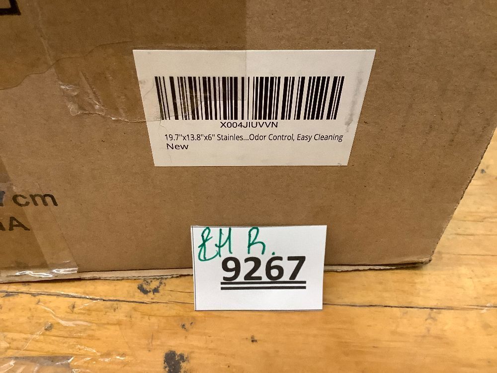 Charlie & Mollie Stainless Steel Sifting Litter Box for Pine Pellets, Stainless Steel Litter Box for Sifter Litter Pan System, Metal Litter Tray with Pee Pad and Scoop, Odor Control, Easy Cleaning - Image 4 - Lot 9267