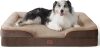 Bedsure Orthopedic Dog Bed for Extra Large Dogs - XL Washable Dog Sofa Beds Large, Supportive Foam Pet Couch Bed with Removable Washable Cover, Waterproof Lining and Nonskid Bottom, Brown - Thumbnail 1